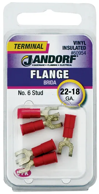Bargain Jandorf 60793 Ring Terminal, 8 AWG Wire, 3/8 in Stud