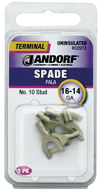 Jandorf 60968 Ring Terminal, 22 to 18 AWG Wire, #8 Stud, Copper Contact Discount