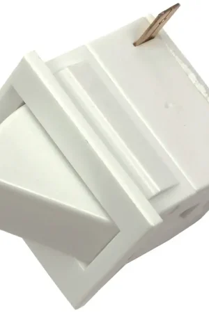 Best Seller Jandorf 61013 Rocker Switch, 5 A, 250 V, SPST, Tab Terminal, White