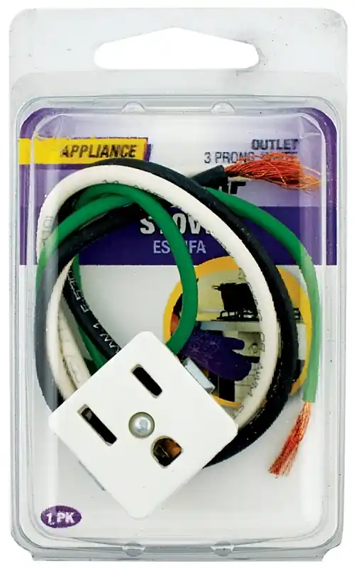 Trending Jandorf 61017 Single Receptacle, 3-Pole, 125 V, 15 A, White
