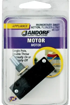 Authentic Jandorf 61031 Switch, 21 A, 125/250 V, SPST, Tab Terminal