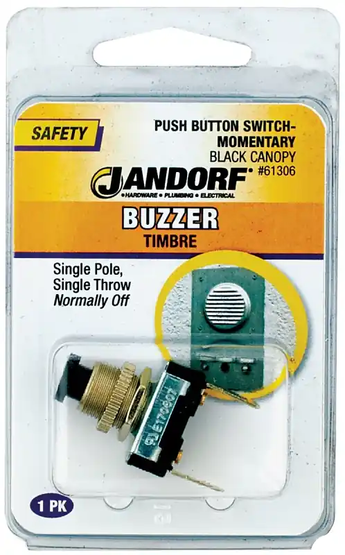 Bargain Jandorf 61306 Switch, 3/6 A, 120/240 V, SPST, Screw Terminal, Black