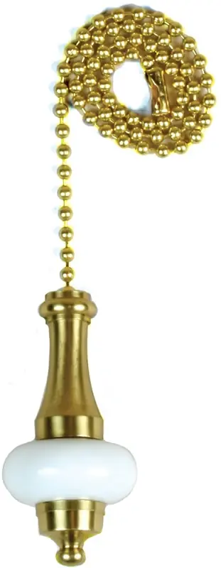 Best Choice Jandorf 60322 Pull Chain, 12 in L Chain, Brass
