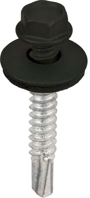 Acorn International SW-MM1412BK250 Screw, 1-1/2 in L, Hex Drive, Self-Drilling Point, 250 BAG Latest
