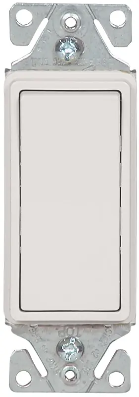 Affordable Eaton 7503W-BOX Rocker Switch, 15 A, 120/277 V, 3-Way, Push Wire Terminal, Thermoplastic Housing Material, White