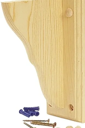 Weekend Sale Waddell 1350 Shelf Bracket, Natural, Pine, Pack of 10