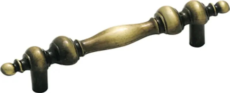 Amerock 894ABS Cabinet Pull, 4-5/16 in L Handle, 7/8 in Projection, Die-Cast Zinc, Antique English Price Drop