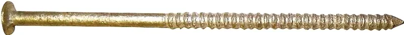Certified Maze STORMGUARD S227A Series S227A050 Wood Siding Nail, Hand Drive, 8d, 2-1/2 in L, Steel, Galvanized, Checkered Head