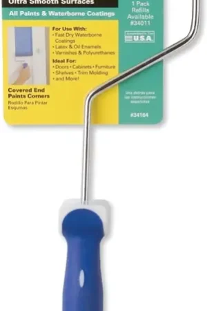 Cheap Whizz 34164 Mini Roller, Flock Roller, Soft Touch Handle, 4 in L Roller