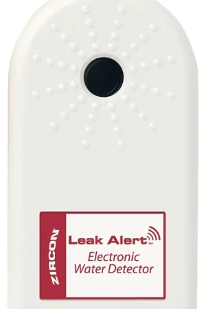 Zircon 64003 Water Leak Detector, 9 V, 72 hr Response, Alarm: Audible, 85 dB Brand New