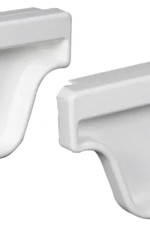 Cheap Amerimax M0611HP Gutter End Cap, 5 in L, 2 in W, Vinyl, White