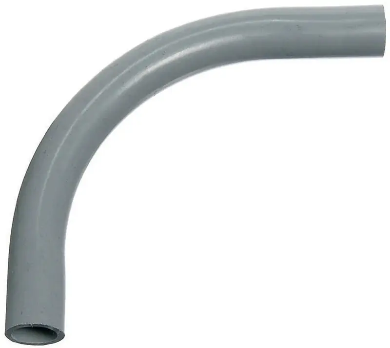 Buy Online Carlon UB9AK-CAR Elbow, 2-1/2 in Trade Size, 90 deg Angle, SCH 80 Schedule Rating, PVC, Plain End, Gray, 1/PK
