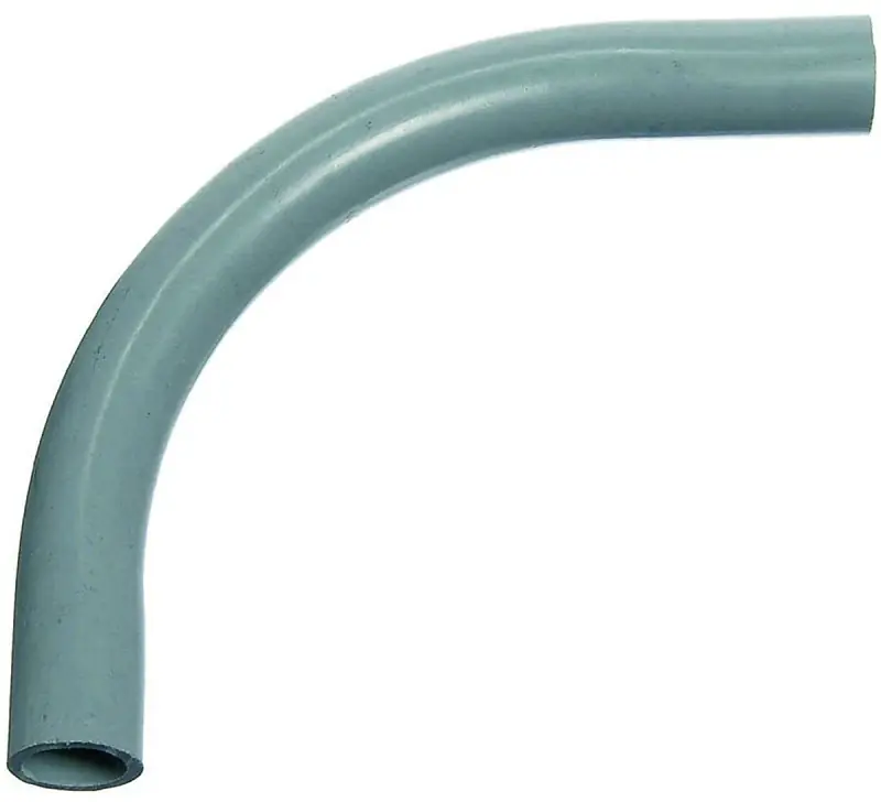 Buy Today Carlon UA9AK-CAR Elbow, 2-1/2 in Trade Size, 90 deg Angle, SCH 40 Schedule Rating, PVC, Plain End, Gray, 1/PK