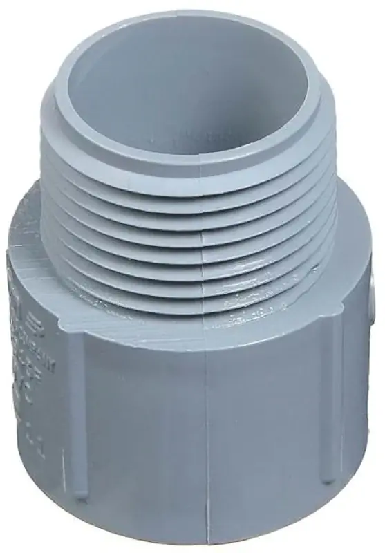 Affordable Carlon E943K-CTN Terminal Adapter, 2-1/2 in Male, PVC