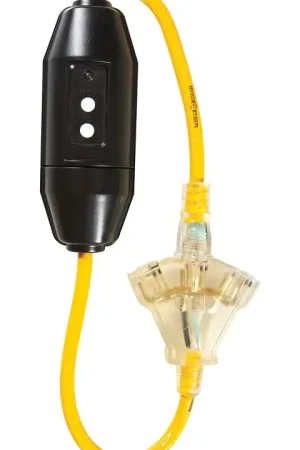 CCI 2816 Power Block, 2 ft Cable, 6 ft L, 15 A, 125 V, Yellow Reduced Price