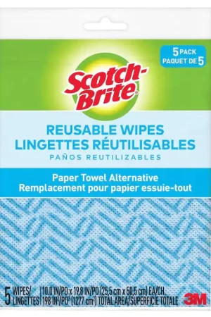 Scotch-Brite 9053-12-SM Reusable Kitchen Wipes, 11-1/2 in L, 19-1/2 in W, Unscented Best Price