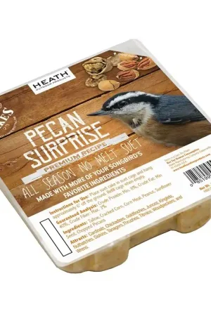 Deal Heath DDC5-12 Cracked Corn Crafted Suet Cake, 11.75 oz, Pecan Sunrise
