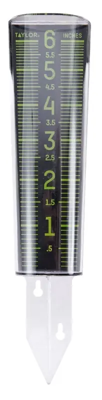 Cheap Taylor 5288423 Rain/Sprinkler Gauge, 6 in, Multi-Color