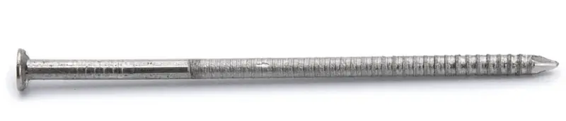 Bargain ProFIT 0241158S Siding Nail, 8D, 2-1/2 in L, 316 Stainless Steel, Checkered Brad Head, Ring Shank, 1 lb