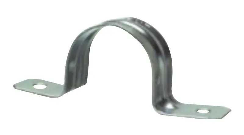 While Supplies Last Halex 61602B 2-Hole EMT Conduit Strap, EMT Pipe Strap, Pack of 50, 3/4 in, Steel, 50/PK