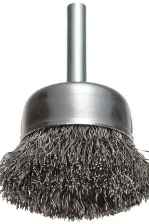 Mega Sale Weiler 36029 Wire Cup Brush, 2 in Dia, 1/4 in Arbor/Shank, 0.014 in Dia Bristle, 5/8 in L Bristle Trim