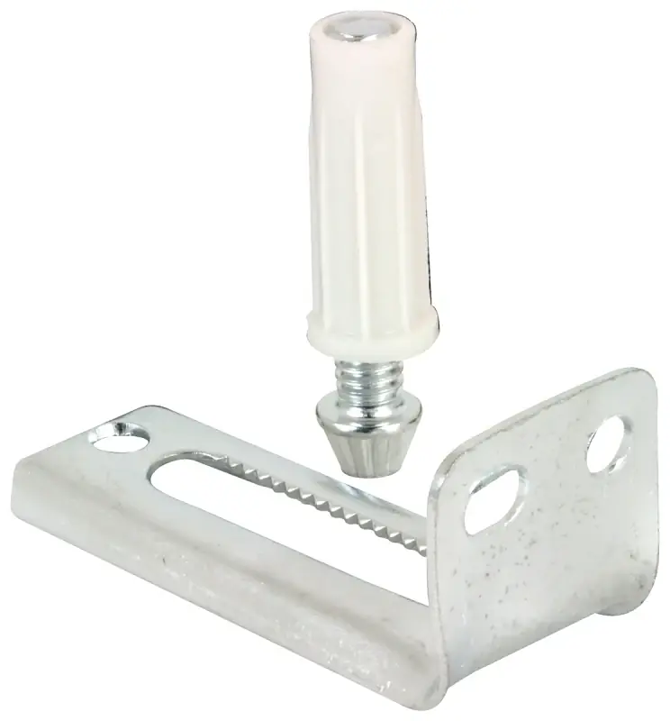 Prime-Line N 6992 Adjustable Pivot Bracket and Pin Kit, Plastic/Steel, Floor Top Pick