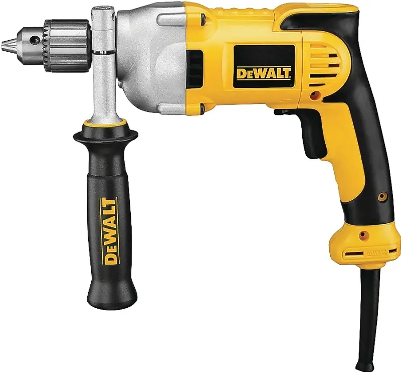 DEWALT VSR DWD210G Electric Drill, 10.5 A, 1/2 in Chuck, Keyed Chuck Crafted