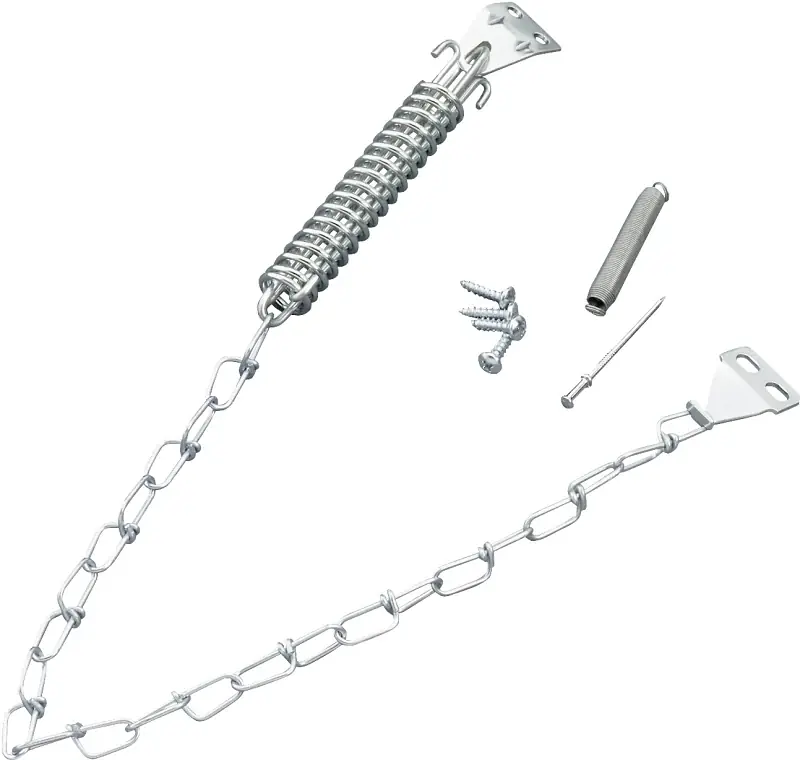 Wright Products V11 Chain Door Stop, Zinc Crafted