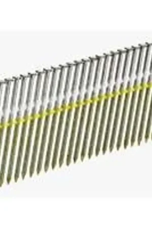 Low Price Senco GL24APBSN Collated Nail, Plastic Strip Collation, 2-3/8 in L, Steel, Bright Basic, Full Round Head