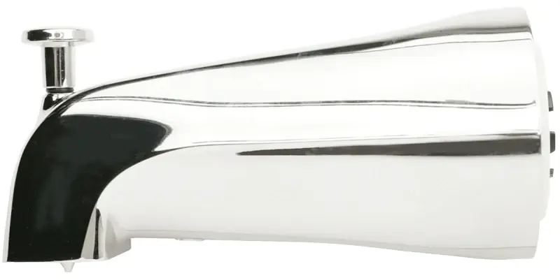 Plumb Pak PP825-37 Bathtub Spout with Diverter, 3/4 in Connection, IPS, Zinc, Chrome-Plated Hassle-Free Returns