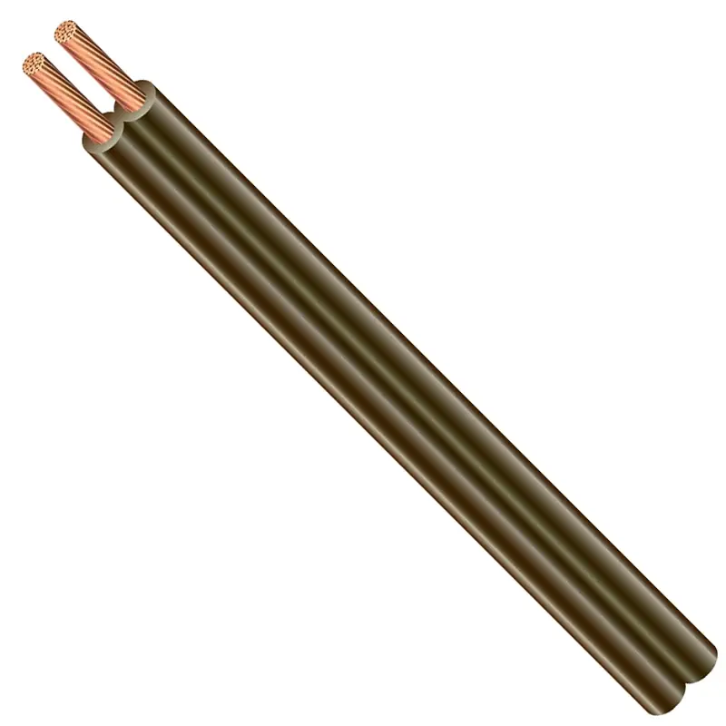 Best Price Southwire 600006607 Lamp Cord, 18 AWG Wire, 2-Conductor, 250 ft L, Copper Conductor, PVC Insulation, Brown Sheath, 10 A