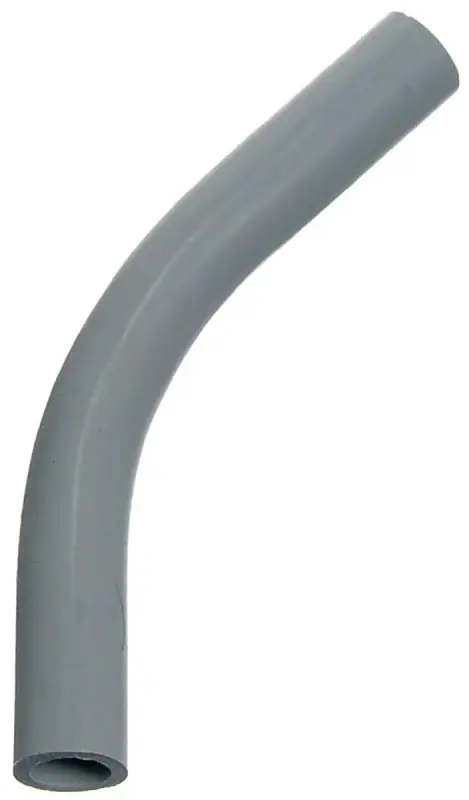 Authentic Carlon UA7AER-CAR Elbow, 3/4 in Trade Size, 45 deg Angle, SCH 40 Schedule Rating, PVC, Plain End, Gray