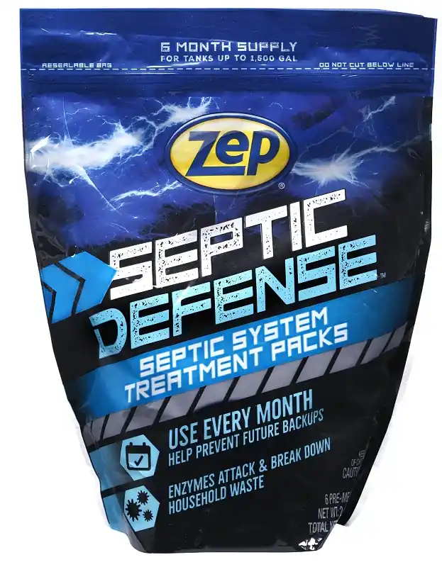 Zep Septi-Pak Series ZSTP6 Septic System Treatment, Solid, Brown, Mild, 12 oz Pouch Hot Picks