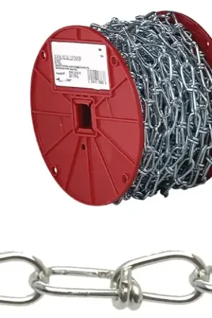 Best Price Campbell 0722627 Loop Chain, #1, 125 ft L, 155 lb Working Load, Low Carbon Steel, Zinc