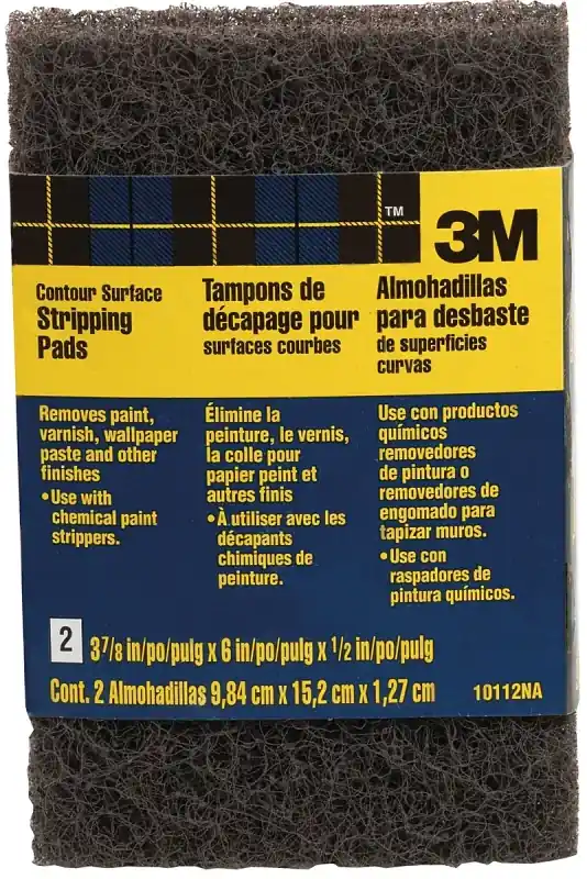 Scotch-Brite 10112 Stripping Pad, 6 in L, 3-3/4 in W Best Choice