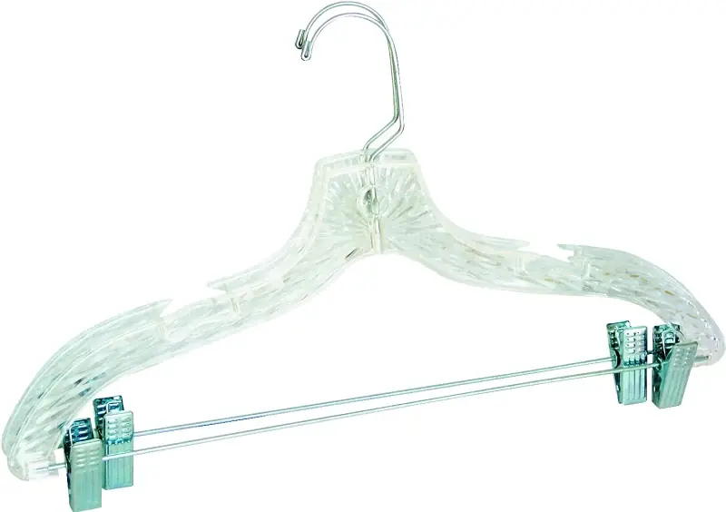 Brand New Merrick C72210-S12 Suit Hanger, Plastic, Clear, Pack of 12