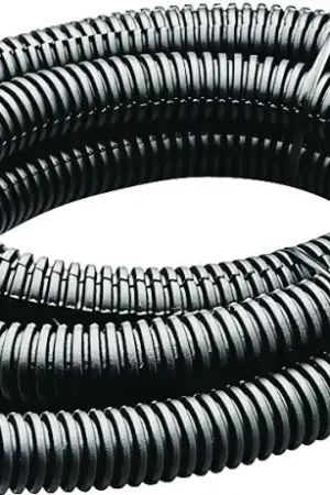 Weekend Sale Gardner Bender FLX-3810T Corrugated Split Tubing, 3/8 in Dia, 10 ft L, Polypropylene, Black