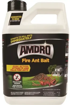 Amdro 100550443 Fire Ant Killer for Mounds, Granular, Lawns, Landscaped Areas, Ornamental Gardens, 1 lb Can One Day Deal