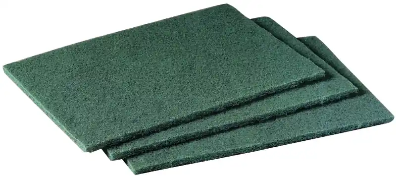 Deal Scotch-Brite 96 Scouring Pad, 9 in L, 6 in W, Green, Pack of 20