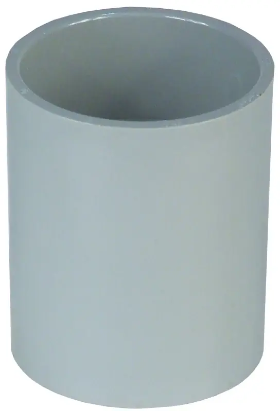 Best Price Carlon E940HR-CTN Standard Coupling, 1-1/2 in, 1.755 in ID x 2.2344 in OD Dia, 2-3/8 in L, PVC, Gray