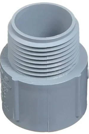 Special Offer Carlon E943HR-CTN Terminal Adapter, 1-1/2 in MPT x Socket, 2.18 in Dia, 2.1 in L, PVC, Gray