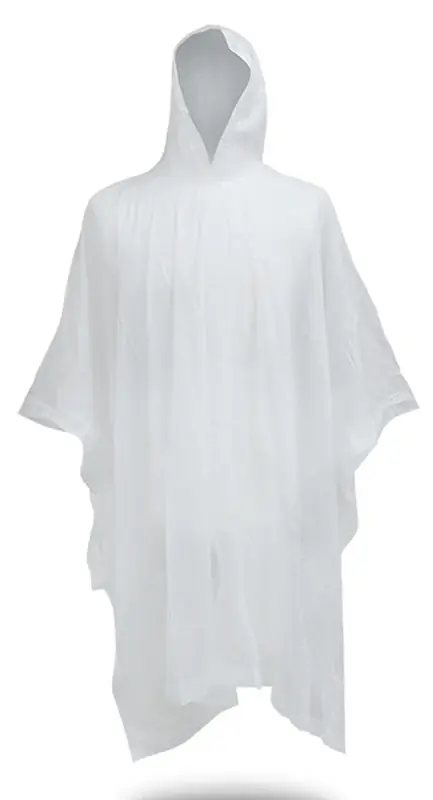 Boss 61 Poncho, Vinyl, Clear, Attached, Hooded Deal