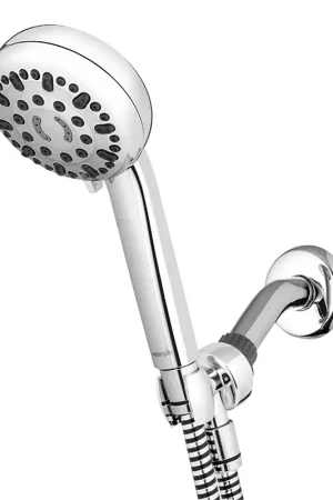 Best Price Waterpik PowerPulse Series XML-763E Handheld Shower Head, 10-1/4 in H x 4 in W x 3-1/2 in D Dimensions, 1.8 gpm, Chrome