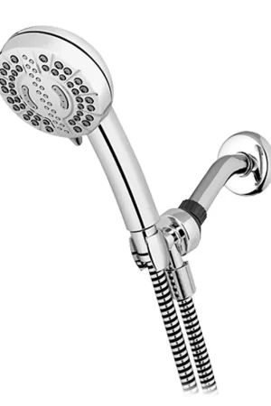 Discount Waterpik PowerPulse Series XPC-763E Handheld Shower Head, 10-1/4 in H x 4 in W x 6 in D Dimensions, 1.8 gpm, Chrome