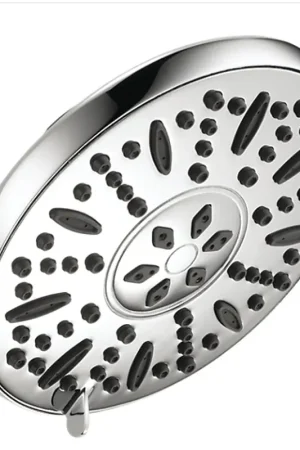 Peerless 76367C Shower Head, Round, 1.75 gpm, 1/2 in Connection, IPS, 3-Spray Function, ABS, Chrome, 7-1/2 in W Shop Now