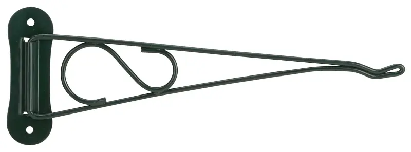 Landscapers Select GB0223L Planter Bracket, 10-3/8 L, Steel, Forest Green, Wall Mount Mounting Mega Sale