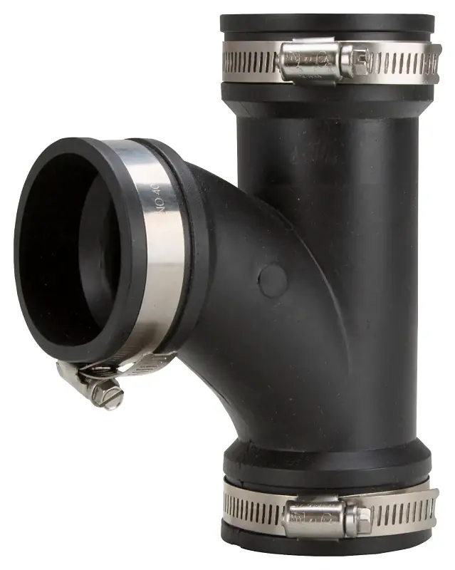 ProSource QT-200 Flexible Pipe Tee, PVC, Black Weekend Sale