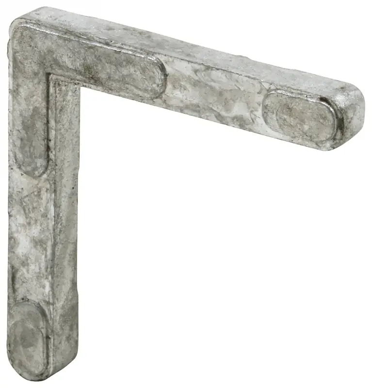 Make-2-Fit PL 15040 Non-Handed Corner Key, Aluminum, For: Window Frames Genuine