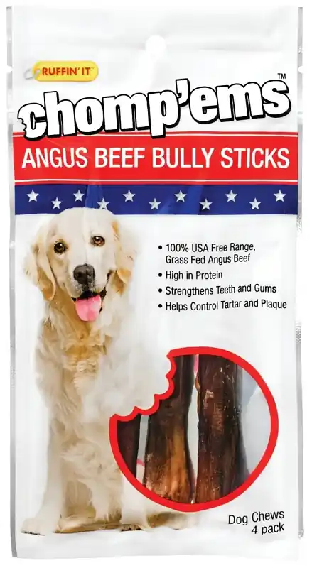 Ruffin'It 75297 Dog Chew Stick, 4/PK Popular