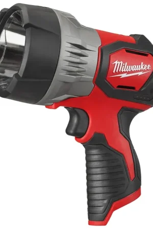 Clearance Milwaukee 2353-20 Spot Light, 12 V, LED Lamp, 750 High Mode, 400 Low Mode, 800 Strobe Mode Lumens